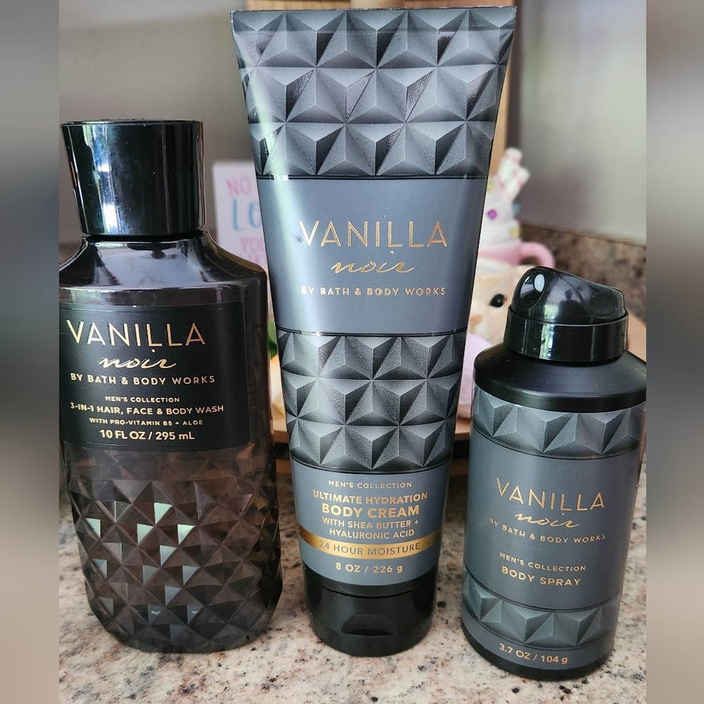 Bath & Body Works Vanilla Noir Set